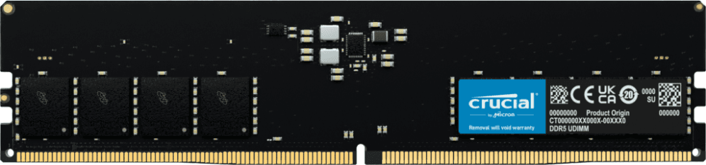 Memoria Crucial DIMM DDR5 16GB 5600MHz CT16G56C46U5