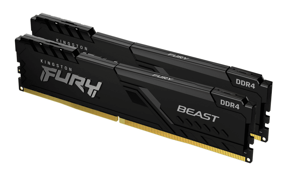 Memoria Kingston Fury Beast DIMM DDR4 2x8GB 3200MHz KF432C16BBK2/16 — imagen 1