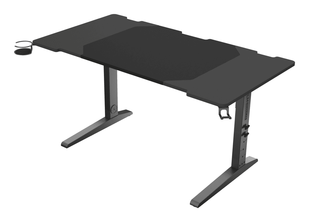 Mesa Gaming Genesis Holm Modular 140 RGB Negro 140x75 cm — imagen 1