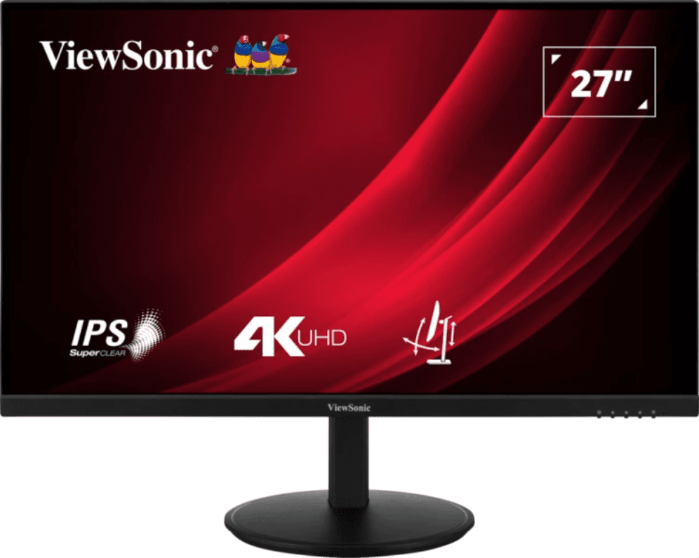 Monitor Viewsonic 27" Vg2708-4K 3840X2160 Ips Hdmi Ddp Full Ergonomic — imagen 1