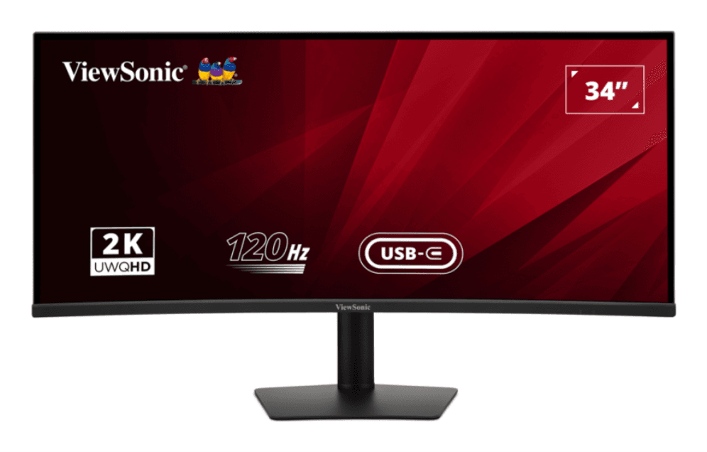 Monitor Viewsonic VA3420C 34" Qhd Ips Curve 2xhdmi 120hz Ddp Usb Usb-C Multi Aju