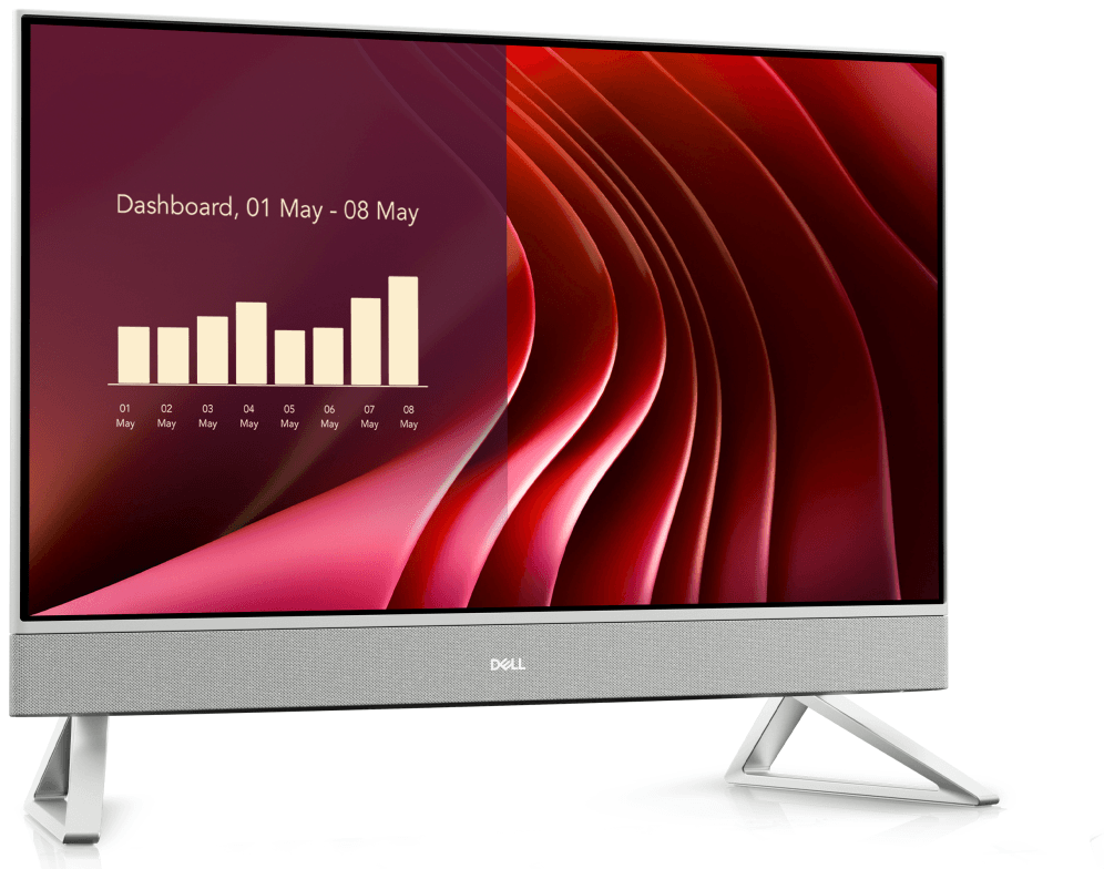 PC AIO DELL EC24250 CORE 5-120U 16GB 512GB 23.8"FHD W11P BLANCO — imagen 1