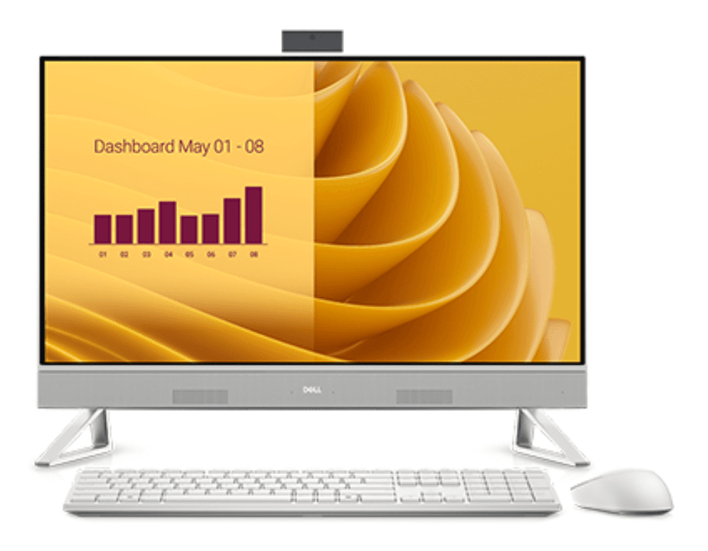 PC AIO DELL EC27250 CORE 7-150U 16GB 512GB 27"FHD W11P BLANCO — imagen 1