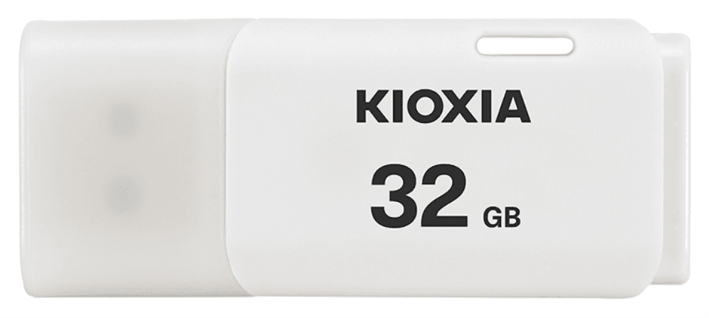 Pendrive USB 2.0 Kioxia 32GB U202 Blanco LU202W032GG4 — imagen 1