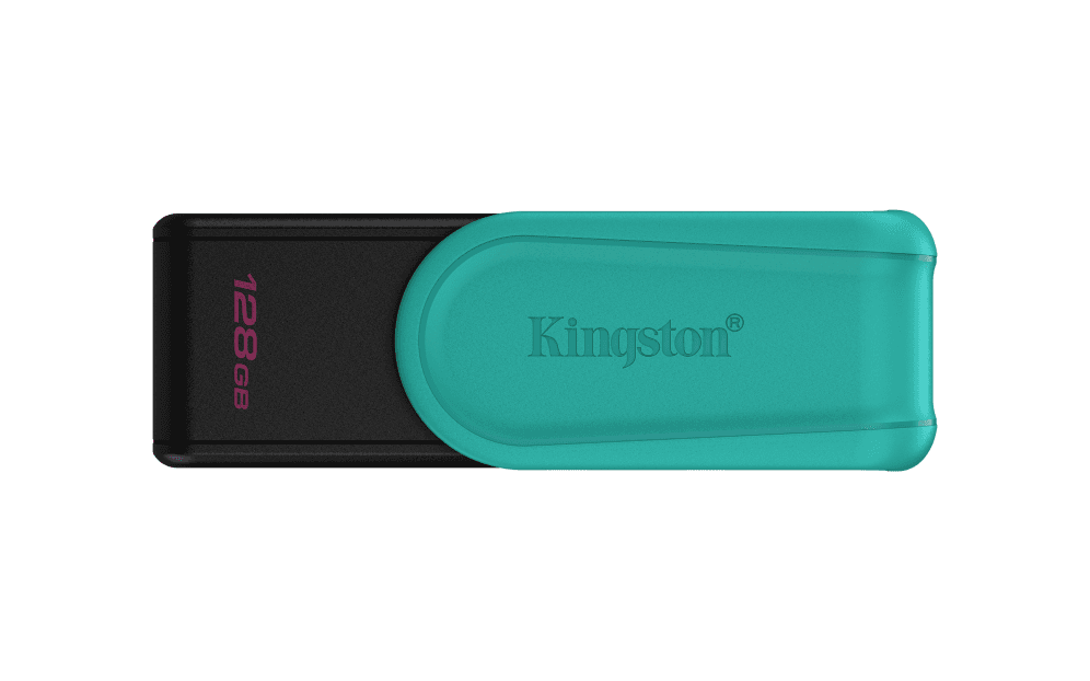 Pendrive USB 3.2 Kingston 128GB DTXS Black Turquoise DTXS/128GB — imagen 1