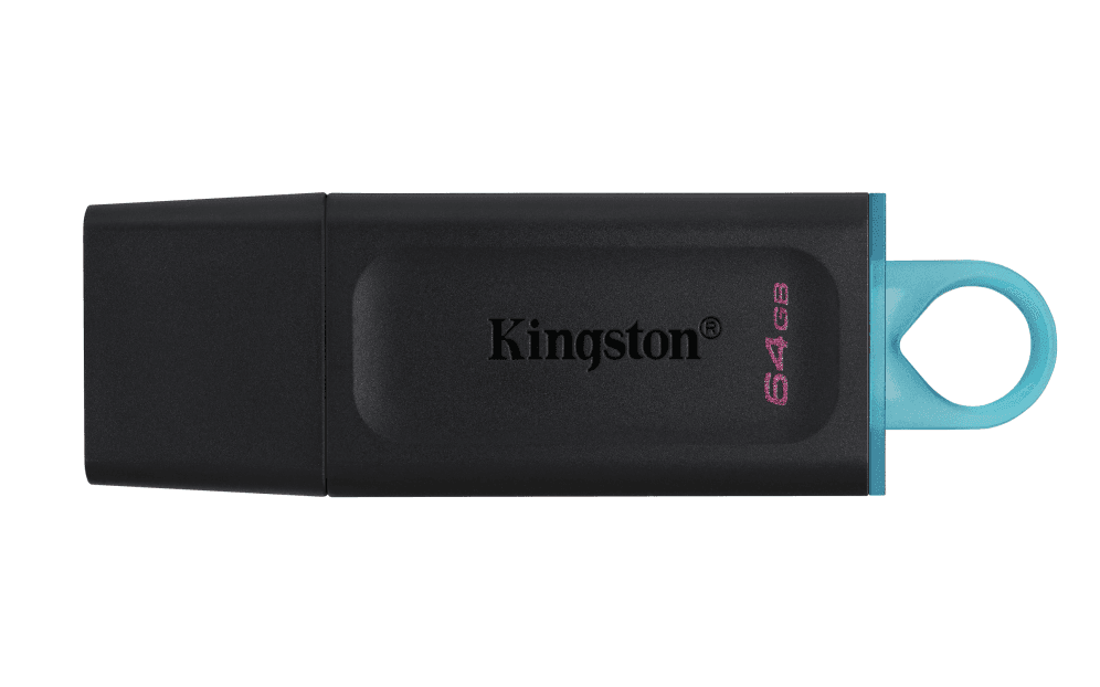 Pendrive USB 3.2 Kingston 64GB Datatraveler Exodia Negro / Turquesa DTX/64GB — imagen 1