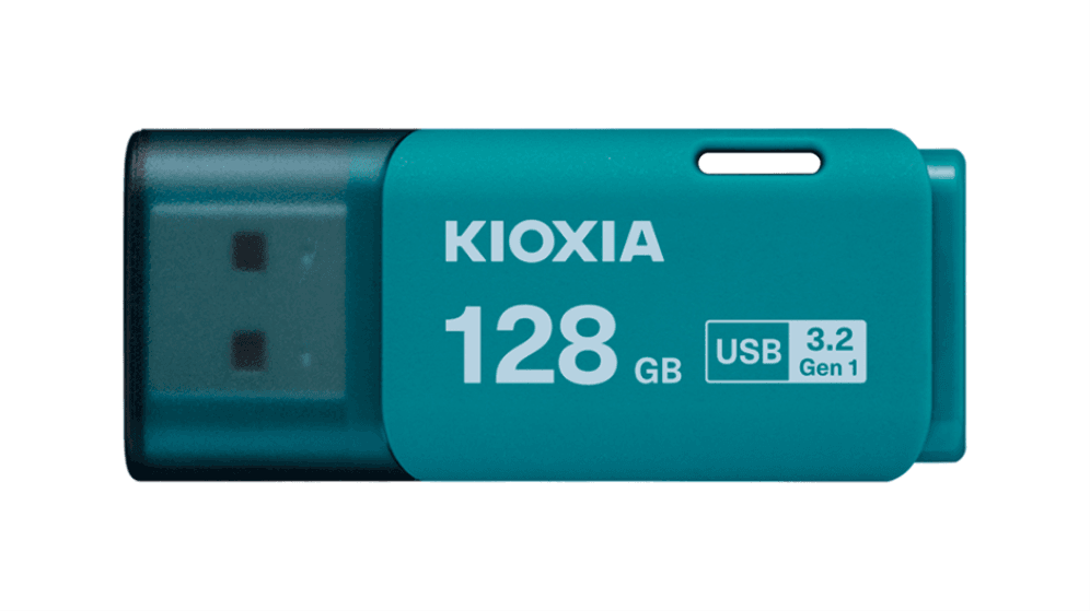 Pendrive USB 3.2 Kioxia 128GB U301 Aqua LU301L128GG4 — imagen 1