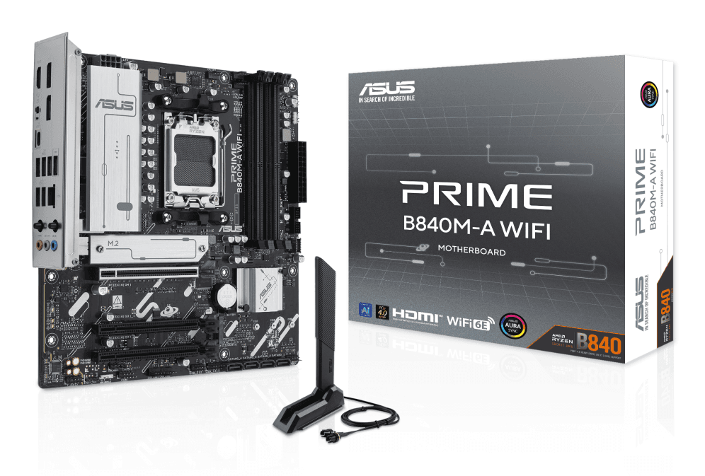Placa Base Asus Prime B840M-A WiFi AM5 Micro-ATX 4xDDR5 — imagen 1