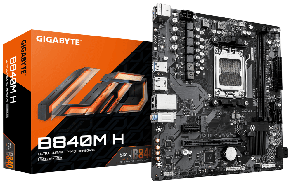 Placa Base Gigabyte B480M-H AM5 2xDDR5 OC Micro-ATX — imagen 1