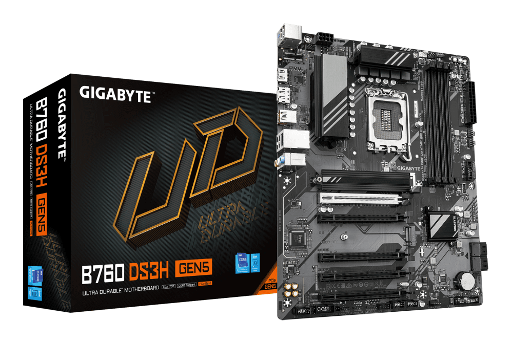 Placa Base Gigabyte B760 DS3H GEN5 LGA1700 ATX 4xDDR5
