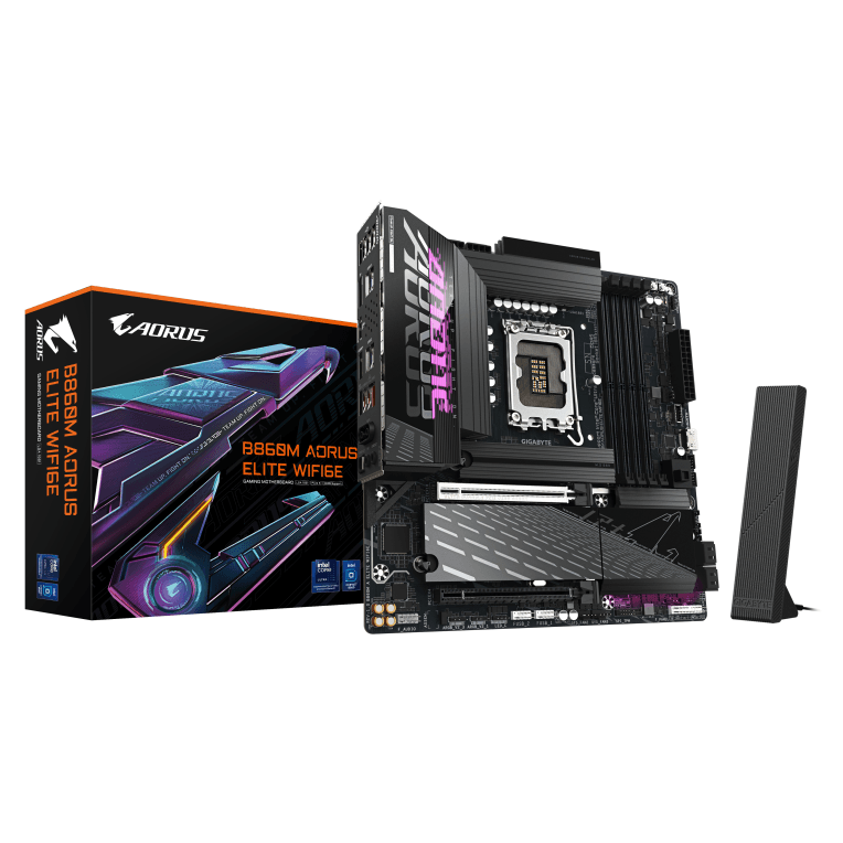 Placa Base Gigabyte B860M A Elite WiFi6E AM5 Micro-ATX 4xDDR5 — imagen 1