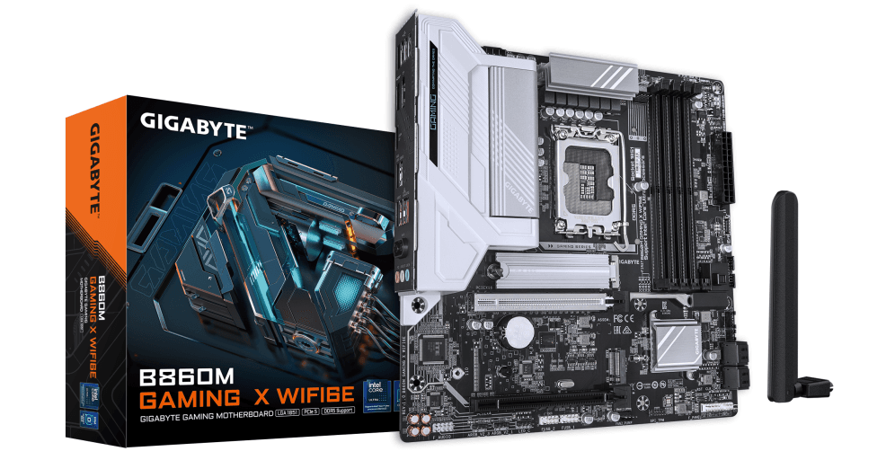 Placa Base Gigabyte B860M Gaming X WiFi6E AM5 Micro-ATX 4xDDR5 — imagen 1