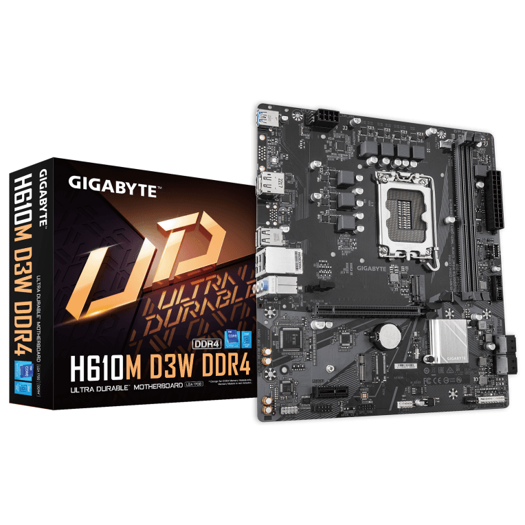 Placa Base Gigabyte H610M D3W LGA1700 Micro-ATX 2xDDR4 — imagen 1