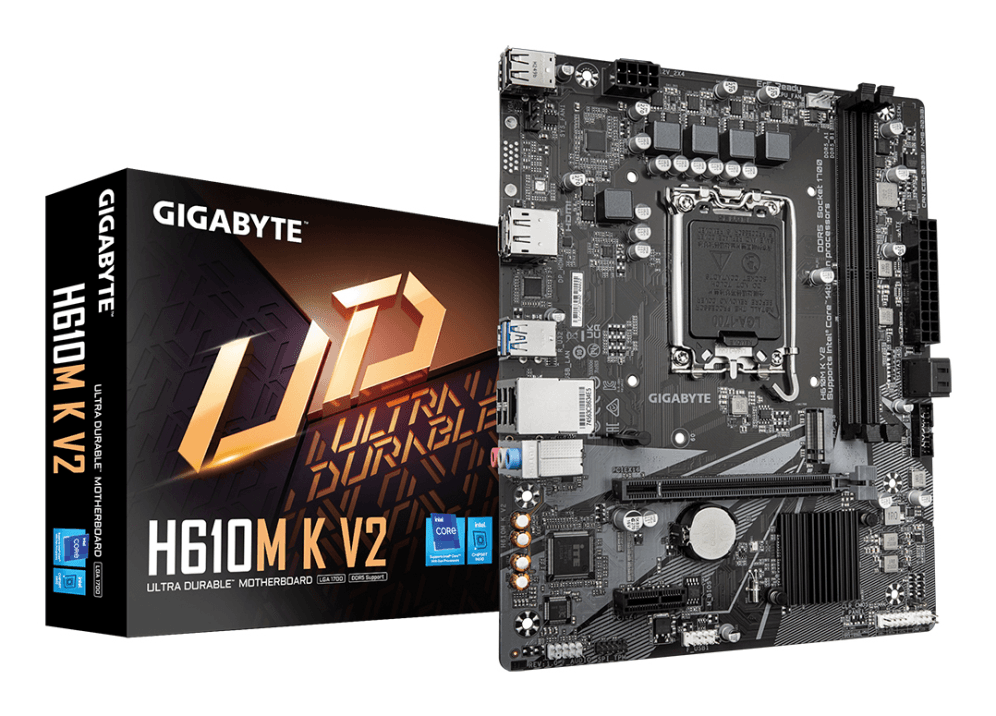 Placa Base Gigabyte H610M K V2 LGA1700 Micro-ATX 2xDDR5
