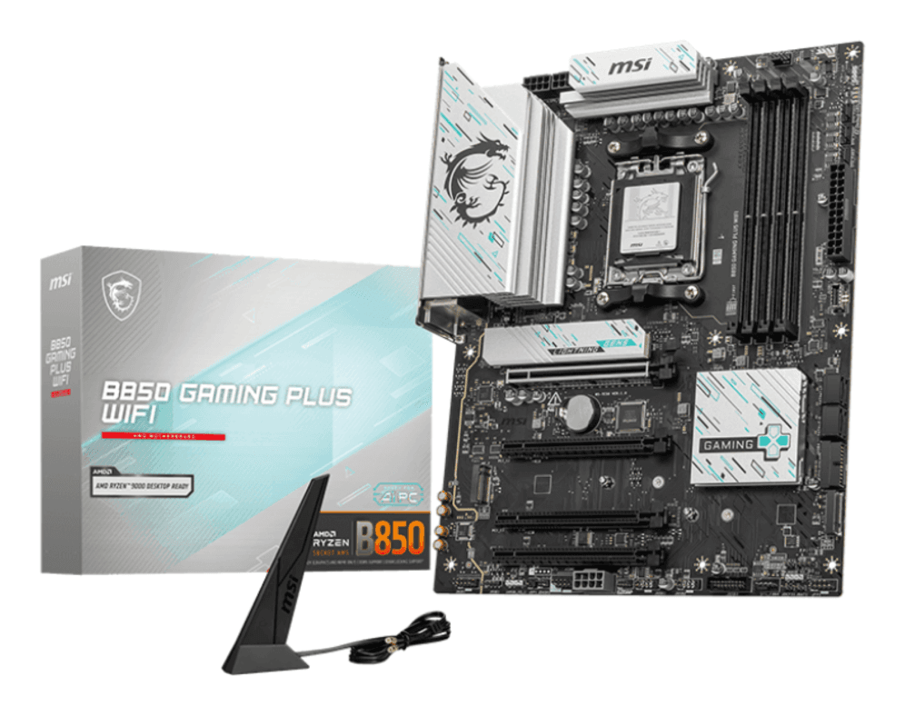 Placa Base MSI B850 Gaming Plus WiFi AM5 ATX 4xDDR5 PCIe Gen5, M.2 Gen5 — imagen 1