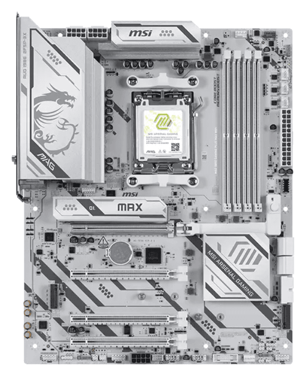 PLACA BASE MSI MAG B850 GAMING PLUS MAX WIFI AM5 DDR5 — imagen 1