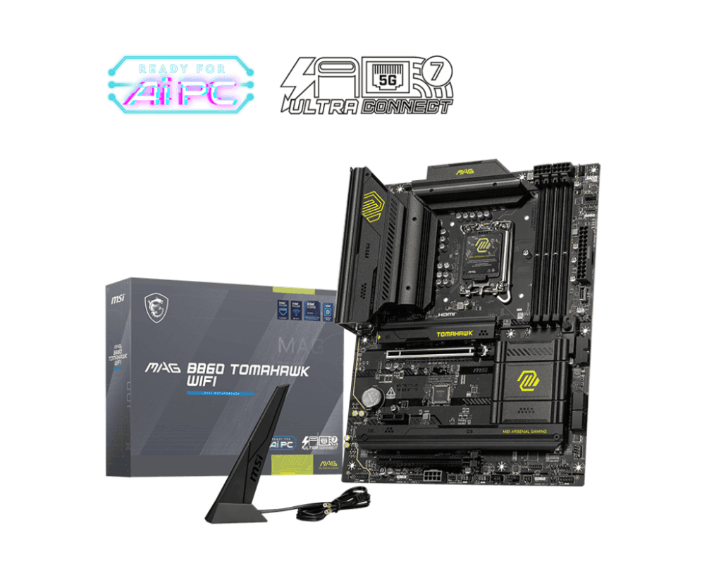 Placa Base MSI MAG B860 Tomahawk WiFi AM5 ATX 4xDDR5 — imagen 1