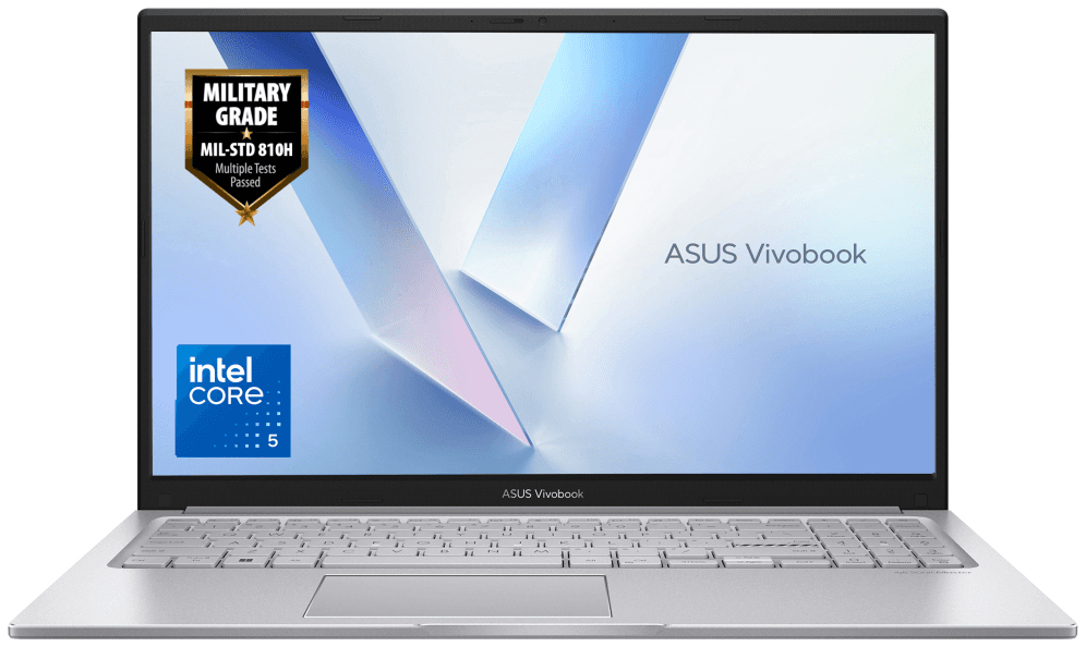 PORTATIL ASUS VIVOBOOK 15 X1504MA-BQ055W CORE 7 350 16GB 512GB 15.6" W11H PLATA — imagen 1