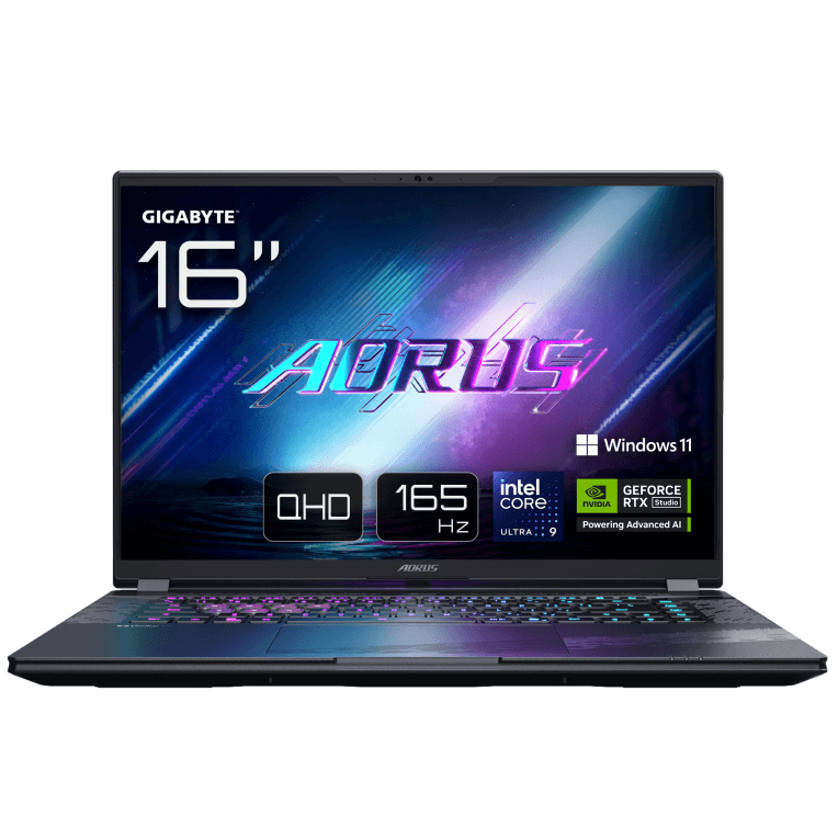 Portátil Gigabyte Aorus Elite 16 BWHC3E Intel U9-275HX 32Gb 1Tb RTX5070 16" W11H — imagen 1