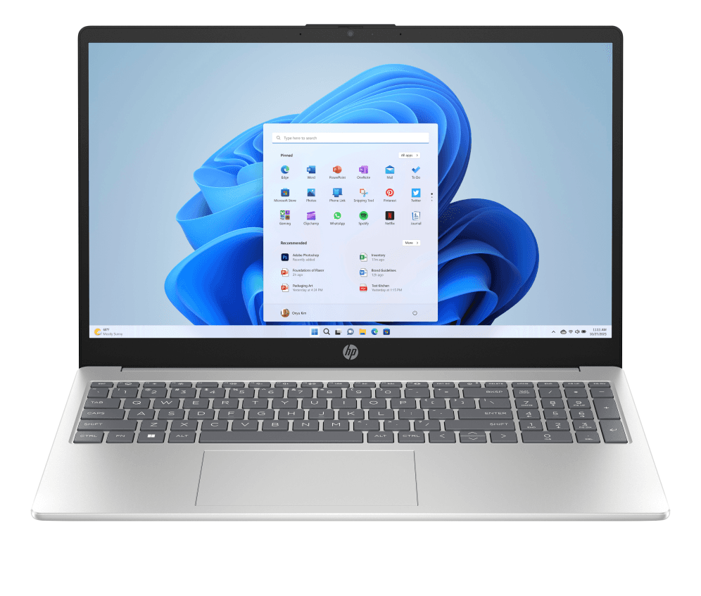 PORTATIL HP 15-fd0362ns i7-1355U 8GB 512GB 15.6"FHD W11H SILVER — imagen 1