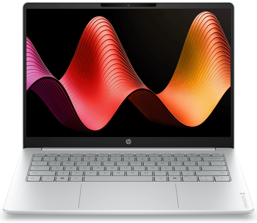 PORTATIL HP OMNIBOOK 3 14-ht0016nsx U5 225U 8GB 512GB 14" FDOS noAC PLATA — imagen 1