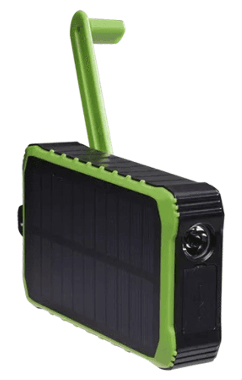 POWEBANK DENVER SOLAR DE 10000MAH CON MANIVELA MANUAL 2 — imagen 1