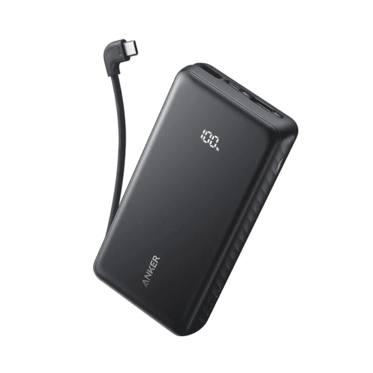 Power Bank Anker 20000mAh 22.5W Con Cable USB-C Integrado