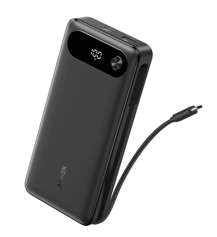 Power Bank Anker 20000mAh 87W Con Cable USB-C Integrado