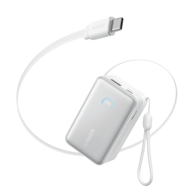 Power Bank Anker Nano 10000mAh 45W Con Cable USB-C Retráctil 1 — imagen 1