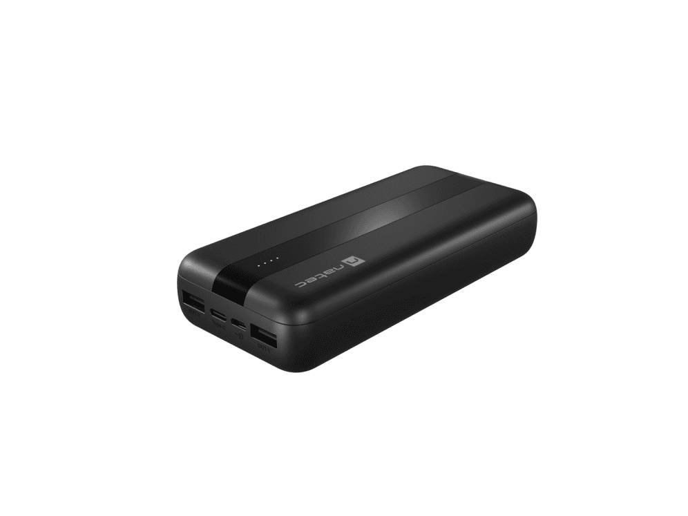 Power Bank Natec Trevi 20000 mAh 2xUSB 2.1A 1xUSB-C Negro