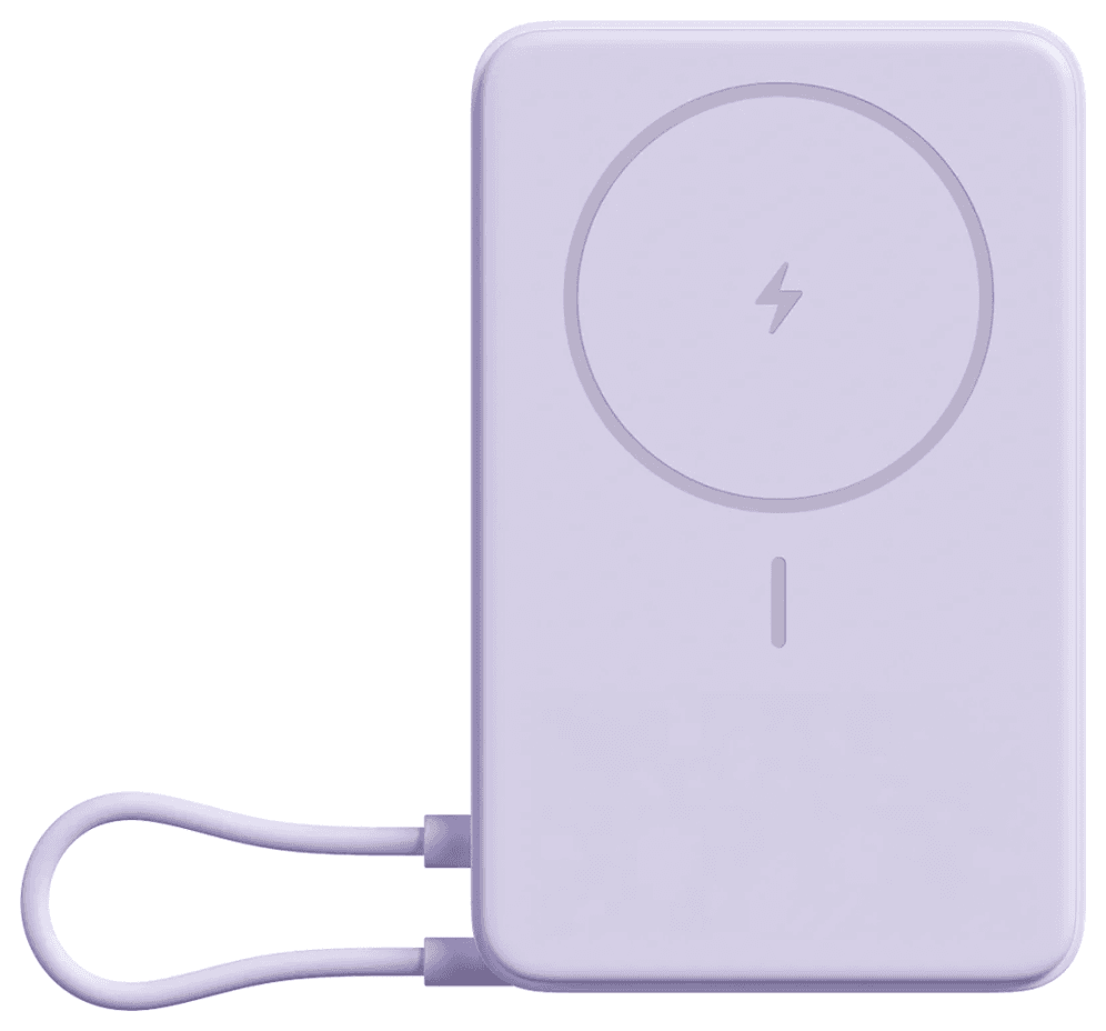 POWERBANK XIAOMI 33W MAGNETIC POWER BANK 10000 BUILT-IN STAND PURPLE 1 — imagen 1