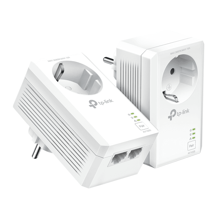 PowerLine Tp-link AV1000 Kit 2 Uds 2 Ptos Giga Con Enchufe