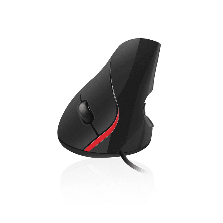 Ratón Ewent EW3156 Ergonómico Óptico 1000 DPI Negro USB — imagen 1