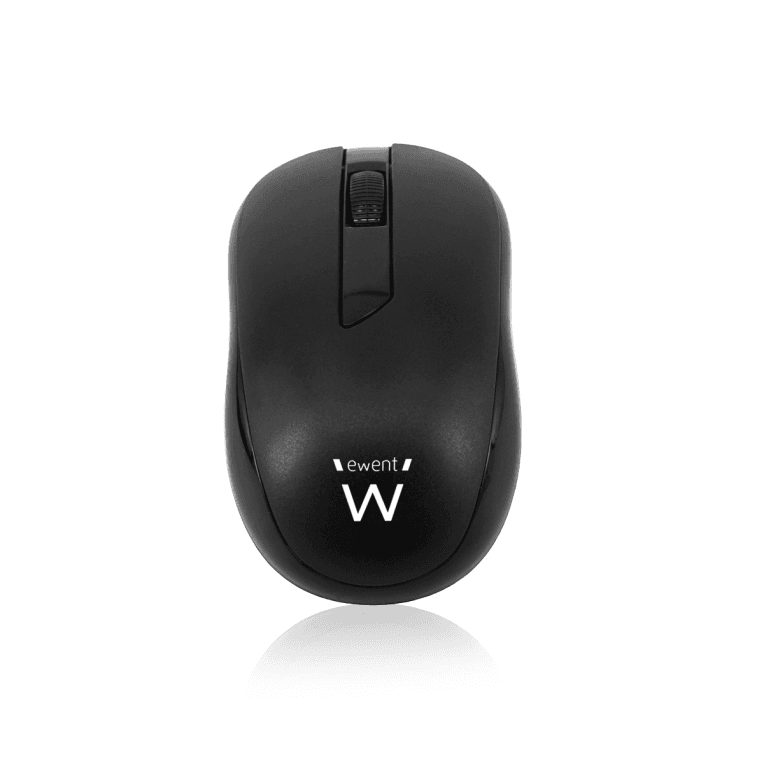 Ratón Ewent Óptico 1000 DPI Negro RF Inalámbrico Pilas — imagen 1