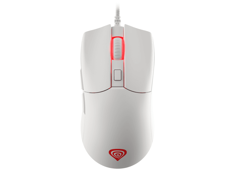 Ratón Gaming Genesis Krypton 750 RGB Sensor PMW3333 8000 DPI Blanco — imagen 1