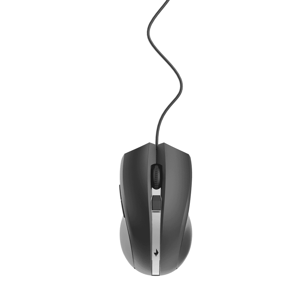 Ratón Gembird MUS-GU-02 G-Laser 2400 DPI Negro USB — imagen 1