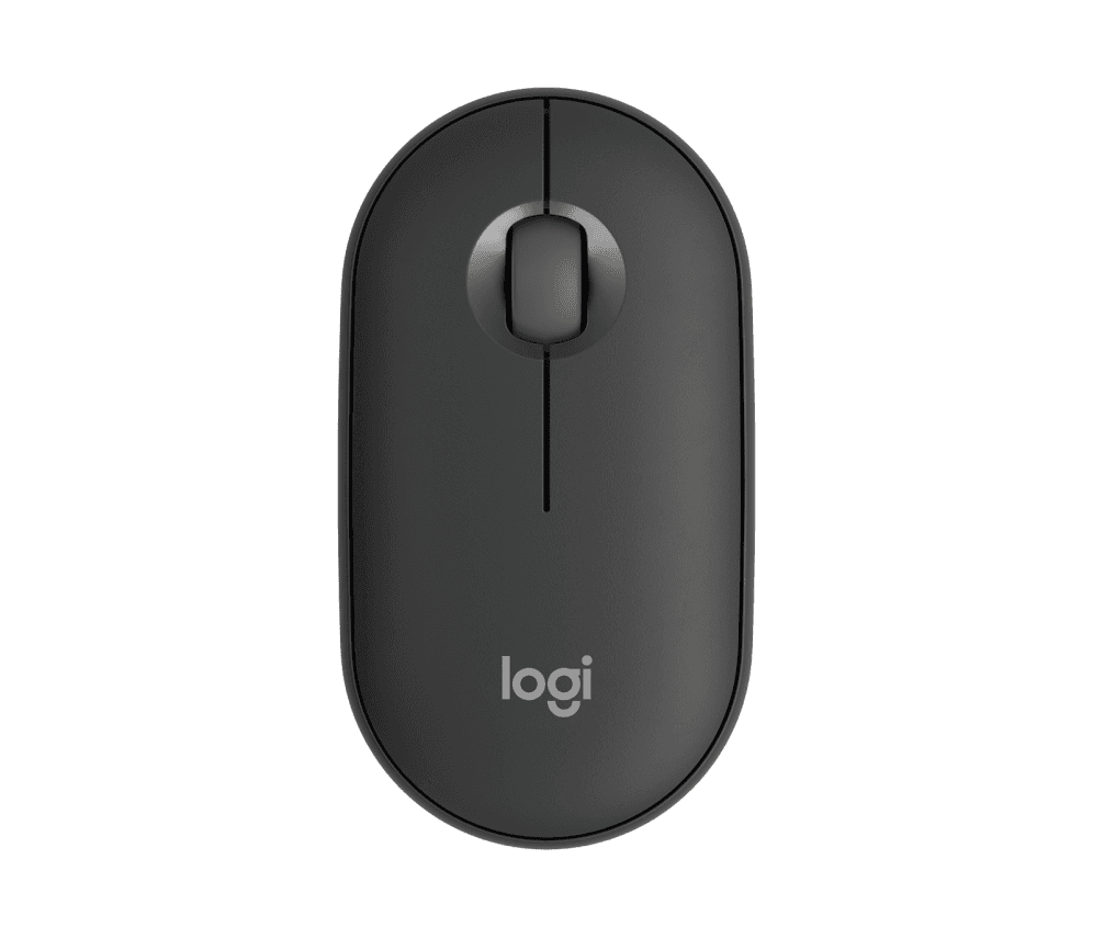 Ratón Logitech Pebble Mouse M350S Grafito Bluetooth Pilas