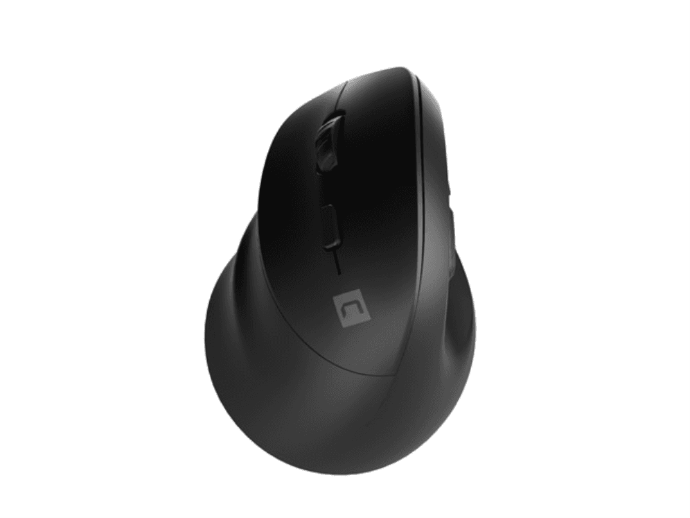 Ratón Natec Crake 2 Vertical Zurdo Dual 2400 DPI Negro Bluetooth Pilas — imagen 1