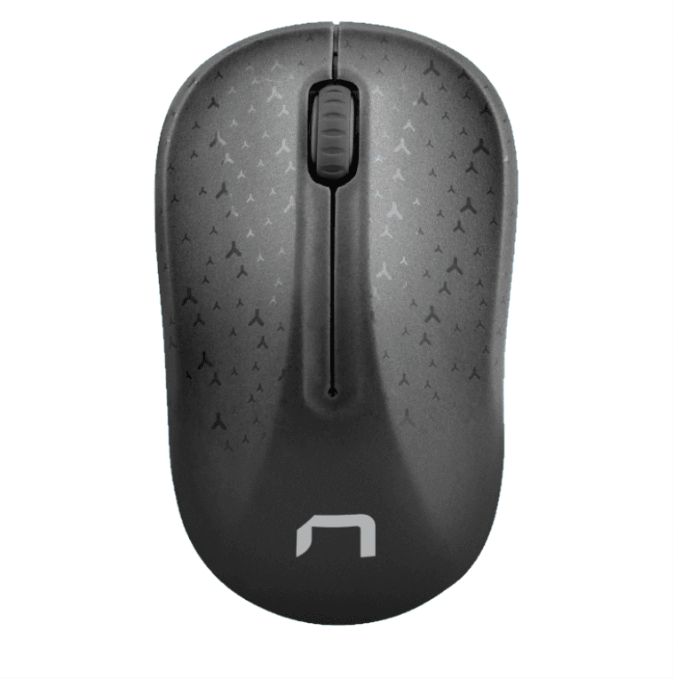Ratón Natec Toucan Óptico 1600DPI Negro RF Inalámbrico Pilas — imagen 1