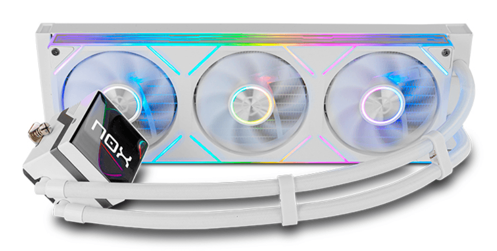 Refrigeración Líquida NOX M-360 LCD Blanco ARGB 360mm — imagen 1