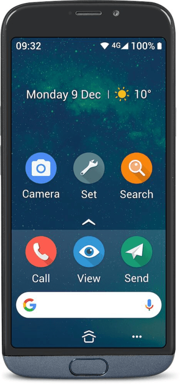 SmartPhone Doro 8050 5.45" 2GB 16GB Grafito T13MPX F5MPX 9.0 (Pie) — imagen 1