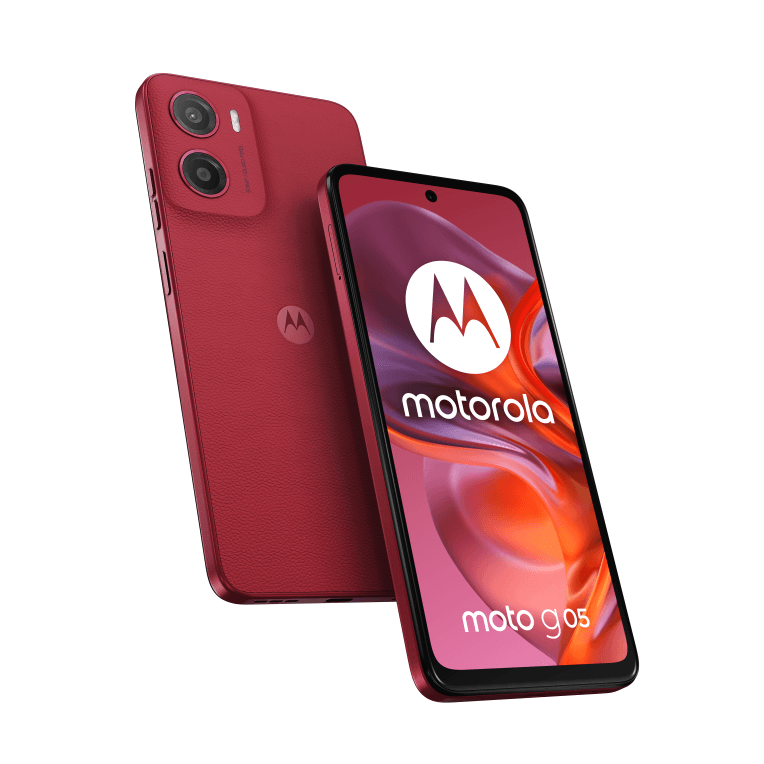 SMARTPHONE MOTOROLA MOTO G05 4G 4GB/128GB PLUM RED — imagen 1