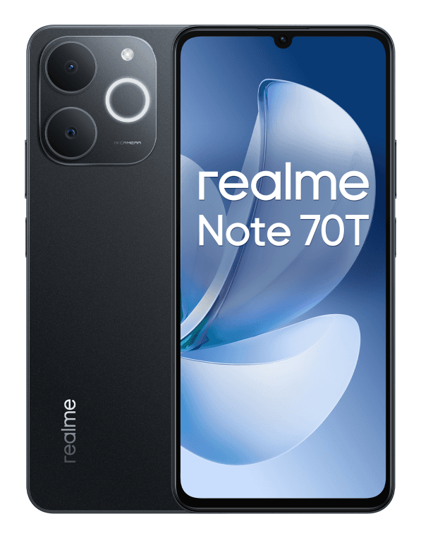 SmartPhone Realme Note 70T 4GB 128GB Obsidian Black
