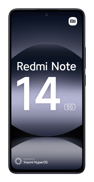 SmartPhone Xiaomi Redmi Note 14 5G 6.67 8GB/256GB Midnight Black — imagen 1