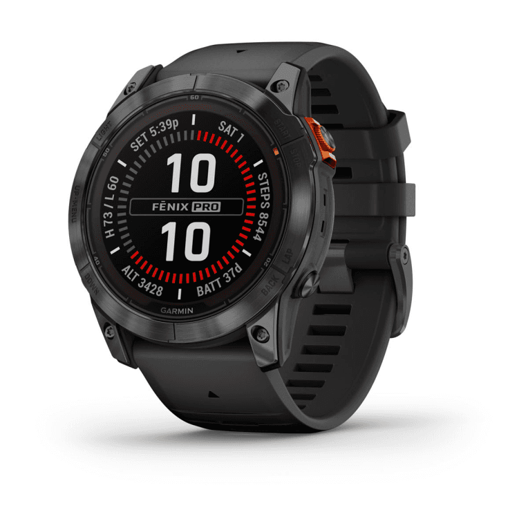 SmartWatch Garmin Fenix 7X Pro Solar Gris Correa Negra