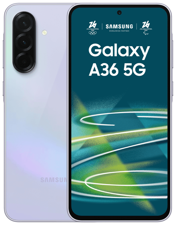 SmpartPhone Samsung Galaxy A36 5G 6.7" SIM doble Android 15 6Gb 128Gb 5000 mAh Lavanda — imagen 1