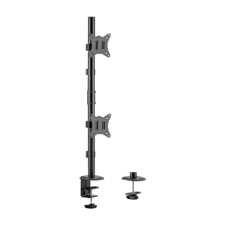 Soporte Aisens DT32TSR-229 Giratorio Inclinable 2 Monitor TV 9kg 17-32" — imagen 1
