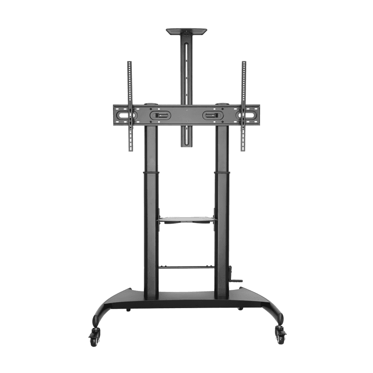 Soporte de Suelo Aisens FT100TE-123 con Ruedas, Manivela y Bandeja DVI — imagen 1