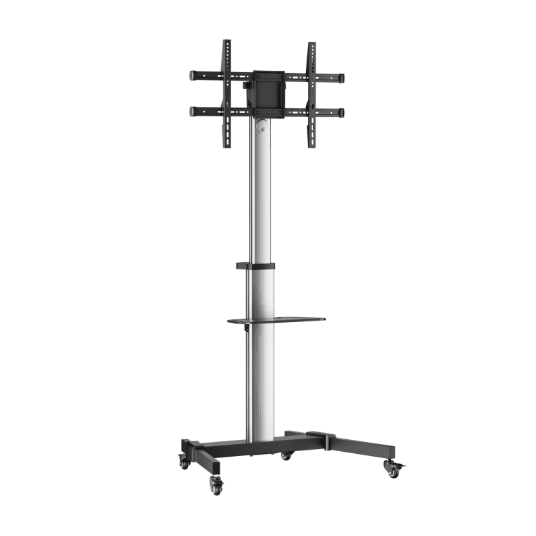 Soporte de Suelo Aisens FT86TRE-197 con Ruedas y Bandeja para Pantalla 37-86" — imagen 1