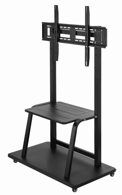 Soporte de Suelo Gembird TVS-100F-01 con Ruedas para TV de 37 a 100 Pulgadas — imagen 1